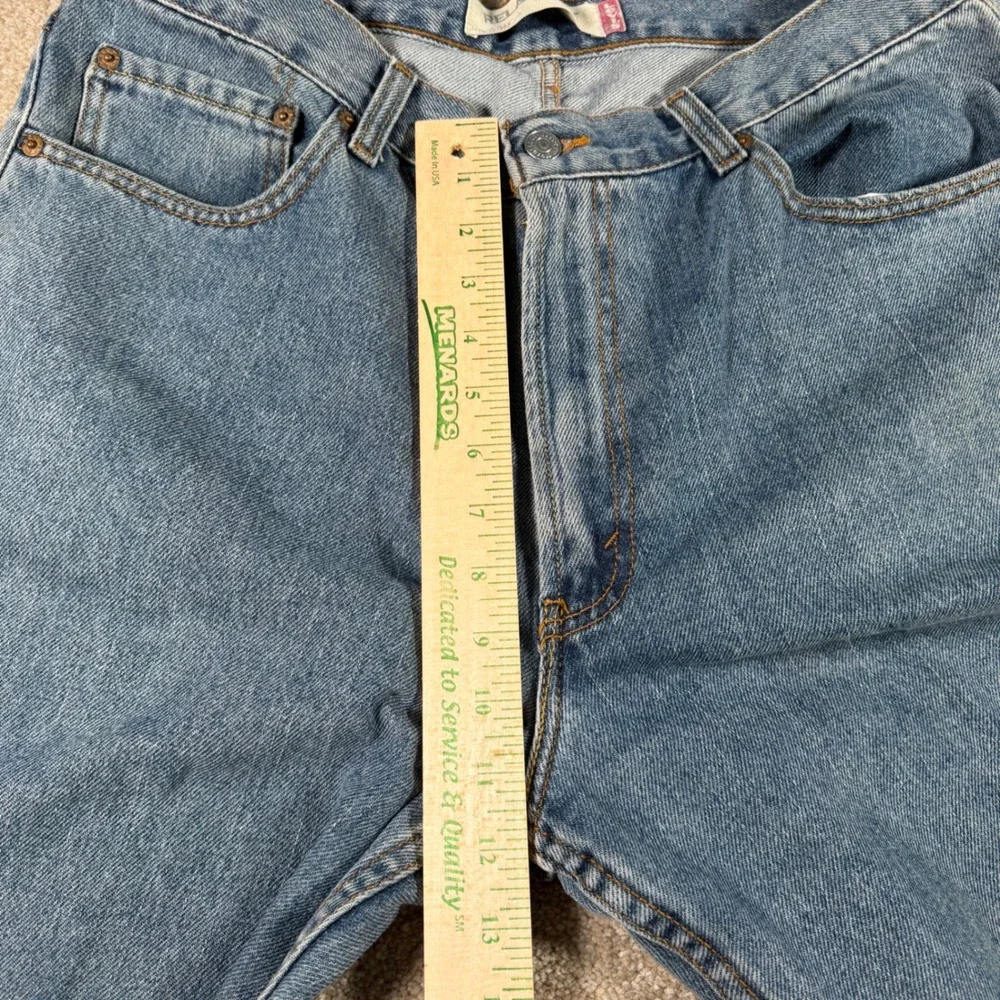 Levi's 550 Relaxed Fit Jeans Mens 36x34 (FITS 36x33) Blue Medium Wash Denim